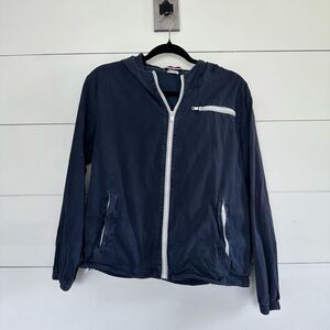 Brandy Melville Navy Blue John Galt Windbreaker One Size